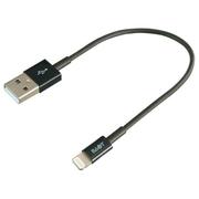 15cm ブラック Lightning対応 USBケーブル