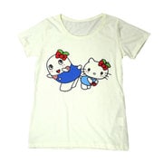 ハローキティ×ふなっしー Tシャツ Sサイズ 黄色 [キャラクターグッズ]