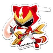 SR96009 ステッカー SHOW BY ROCK！！ 45.バイガンバーV バイガンバーレッド [キャラクターグッズ]