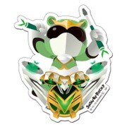 SR96011 ステッカー SHOW BY ROCK！！ 47.バイガンバーV バイガンバーグリーン [キャラクターグッズ]