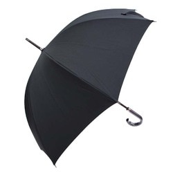 長傘 JQ無地 鉄木 8本骨 65cm ブラック NL-1169 65 8K