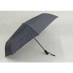 折りたたみ傘 58cm 自動開閉JP オルタネートストライプ ネイビー NM-215303 58 8K