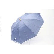 子供用長傘 60cm 手開き式 8本骨 無地 反射テープ付き ネイビー CLKIDS-1301 60 8K