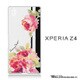 71634 [Xperia Z4専用ケース rose line]