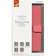 AQUOS EVER SH-04G用ケース 手帳型 レザー調 ブックタイプ ピンク 1676SH04G