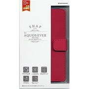 AQUOS EVER SH-04G用ケース 手帳型 レザー調 ブックタイプ マゼンタ 1681SH04G