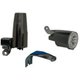 MKS-1-CB2-FS-BKCP セパレート型LEDヘッドライト 黒メッキ 232-00172