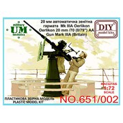 UU72651-02 [1/72 英・エリコン20mmMk.IIIA艦載単装機関砲]