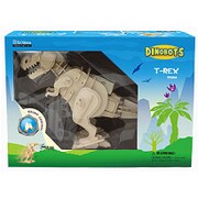 動く木製3Dパズル完成品 DA210 ティラノザウルス [8歳以上]