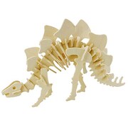 飾る木製3Dパズルキット JP221 ステゴザウルス [8歳以上]