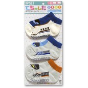 10cm~14cm ベビー靴下 てちゅした3Pセット 西日本(W7系/レールスター/500系)