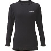 レイヤーテックアンダーシャツ 中厚手 レディースブラックL [防寒対策]