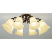 LEDシャンデリア 60W(7.5W×8灯) ～8畳 非調光 電球色 OC006559LD1