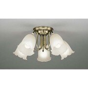 LEDシャンデリア 37.5W(7.5W×5灯) ～6畳 非調光 電球色 OC006785LD1