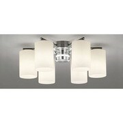 LEDシャンデリア 51.6W(8.6W×6灯) ～8畳 リモコン付属 電球色/昼白色(切替) OC006901PC