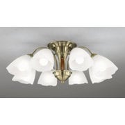 LEDシャンデリア 60W(7.5W×8灯) ～12畳 非調光 昼白色 OC006918ND1