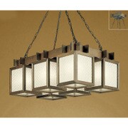 LED和風シャンデリア 45W(7.5W×6灯) ～10畳 非調光 電球色 OC114146LD1