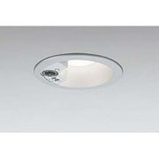 人感センサ付き LED エクステリアダウンライト(軒下用) 高気密SB形 9.3W 防雨型 浅型 電球色タイプ マットシルバー OD261842