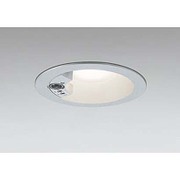 人感センサ付き LED エクステリアダウンライト(軒下用) 高気密SB形 9.3W 防雨型 浅型 電球色タイプ マットシルバー OD261848
