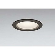 LED電球 エクステリアダウンライト(軒下用) 高気密SB形 6W 防雨型 浅型 電球色タイプ ブラック OD261862LD