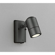 防雨型 LEDエクステリアスポットライト 6W 電球色タイプ 人感センサ付 黒色サテン OG254567LD