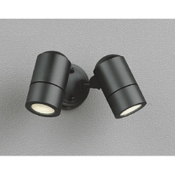 LEDエクステリアスポットライト 10.8W 防雨型 ランプ別売 黒色サテン OG254582