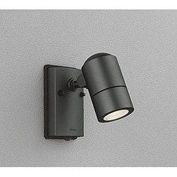 LEDエクステリアスポットライト 6W 人感センサ付 防雨型 ランプ別売 黒色サテン OG254585
