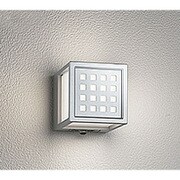 人感センサ付き LEDポーチライト 6.2W 防雨型 電球色タイプ マットシルバー色 OG254617