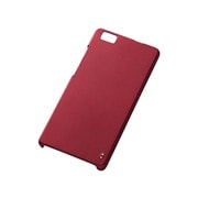 HUAWEI P8 Lite用 マットハードケース レッド RT-HP8LC4 R