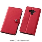 AQUOS EVER SH-04G シンプルブックレザーケース(合皮) レッド RT-SH04GLBC6 R