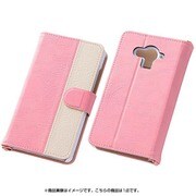 AQUOS EVER SH-04G バイカラー・ブックケース(合皮) ピンク ホワイト RT-SH04GLC732 PW
