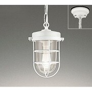 LED ペンダントライト 4.8W 非調光 電球色タイプ 簡易防雨型 オフホワイト色 OP252408LD