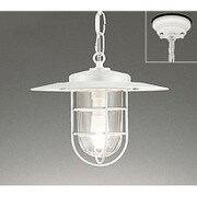 LED ペンダントライト 4.8W 非調光 電球色タイプ 簡易防雨型 オフホワイト色 OP252411LD