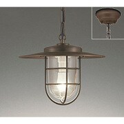 LED ペンダントライト 4.8W 非調光 電球色タイプ 簡易防雨型 鉄錆色 OP252413LD