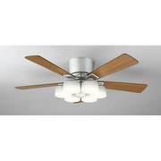 LEDシーリングファン AC MOTOR FAN 薄型 灯具一体タイプ 40.8W(6.8W×6灯) ～8畳 電球色タイプ リモコン付属 WF209LC