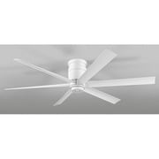 WF237 [LEDシーリングファン 器具本体 DC MOTOR FAN 6枚羽根 直付専用 リモコン付属 白色]