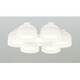 シーリングファン用灯具 40.8W(6.8W×6灯) ～10畳 電球色タイプ/昼白色タイプ(切替) WF266PC