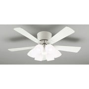 シーリングファン 灯具一体型 58.8W(9.8W×6灯) ～8畳 リモコン付属 昼白色タイプ WF418NC1