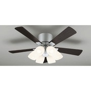 シーリングファン 灯具一体型 58.8W(9.8W×6灯) ~8畳 リモコン付属 電球色タイプ WF419LC1