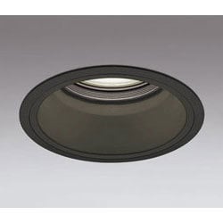 LED ベースダウンライト グレアカット30° 電源装置・調光器・信号線別売 電球色タイプ ブラック XD401124