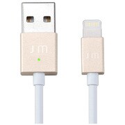Just Mobile AluCable LED Lightningケーブル 1m ゴールド JTM-OT-000017