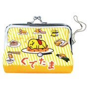 RM-4073 [ぐでたま がまぐちL ストライプイエロー]