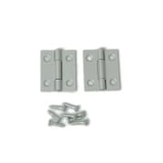 00017501-001 [カラ-シルバー蝶番 25mm 2枚入]