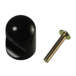 ポッキ-つまみ 20mm ブラック 1個入 00030397-001