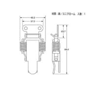 00032113-001 [鉄ニッケルパッチン錠]