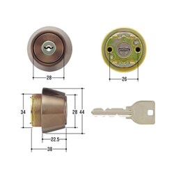 美和シリンダー 00034062-001