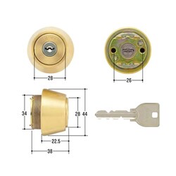 美和シリンダー 00034063-001