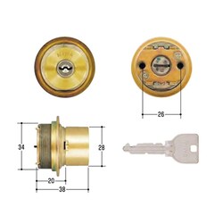 美和シリンダー 00034140-001