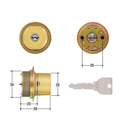 美和シリンダー 00034141-001