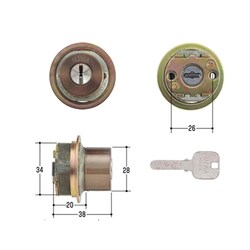 美和シリンダー 00034154-001